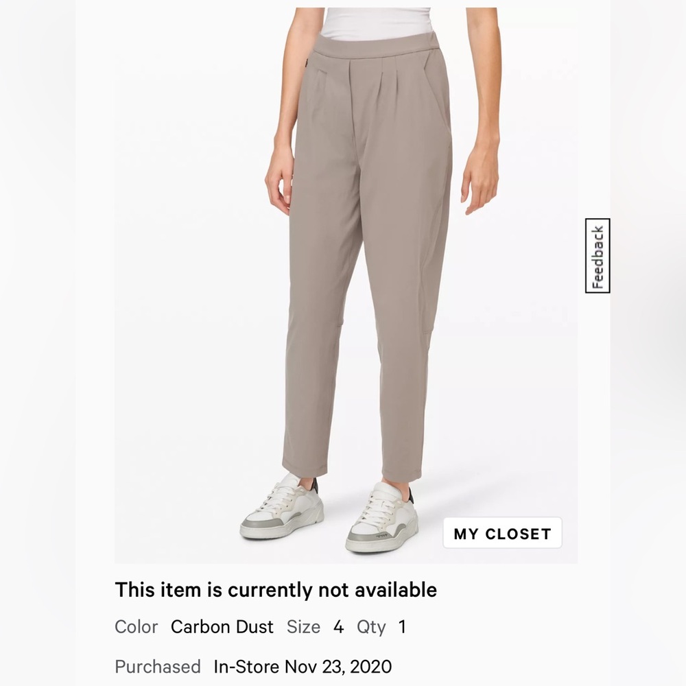 Lululemon Essential High Rise Trouser - Picture 5 of 8